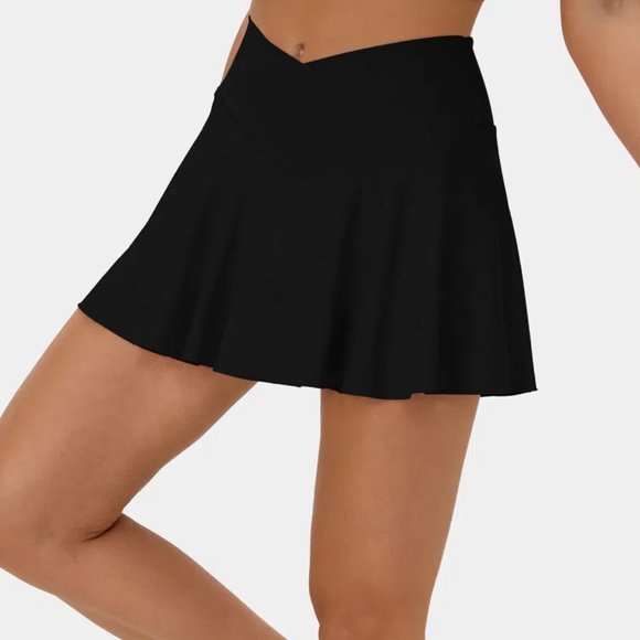 Kyodan Shorts Nwt Kyodan Black Tennis Skirt With Built In Shorts